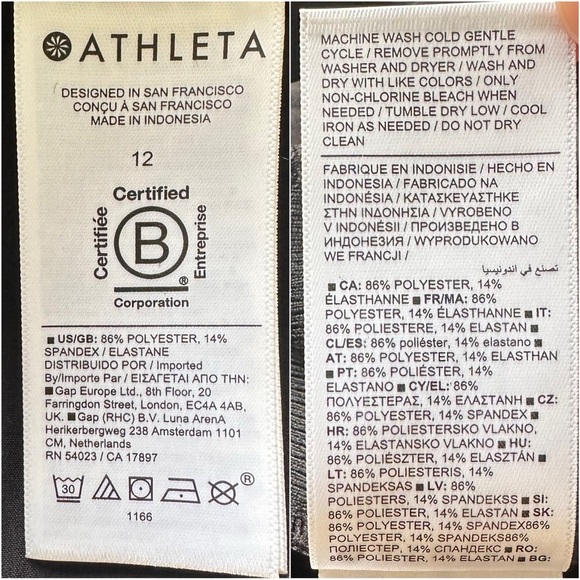 Athleta Pants Brooklyn Mid Rise Ankle Pant Wrinkle-Resistant Black Sz 12 NWT New - Picture 8 of 11